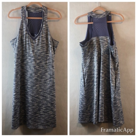 MPG active dress A line silhouette scoop neckline knee length sleeveless Large - Picture 3 of 8